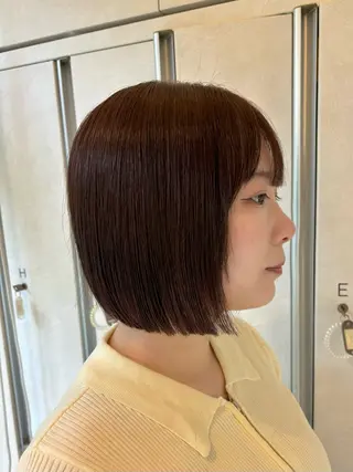 ショート Iris by artina 武蔵小杉店【イリス バイ アルティナ】所属・🎼レイヤー/顔周り カット/nene♬のヘアスタイル