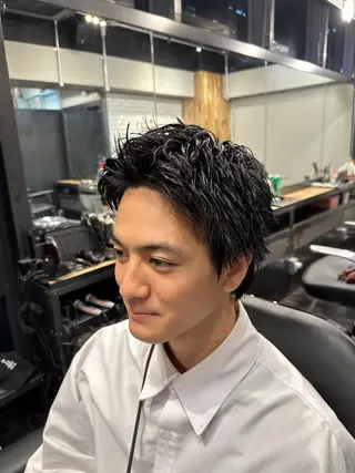 メンズ ツイスパ/メンズ パーマ/歩夢のヘアスタイル