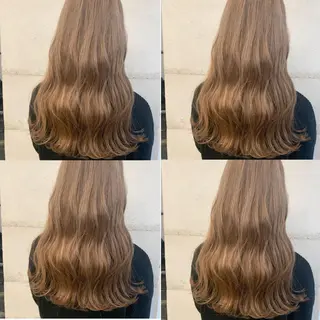 ロング カラー 透明感/オリーブ/ グレージュ/YUKAのヘアスタイル