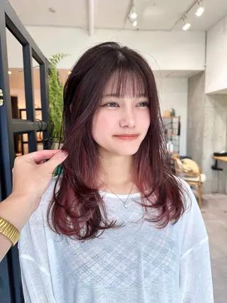 セミロング ✨透明感カラー 恵比寿HAYATO✨のヘアスタイル