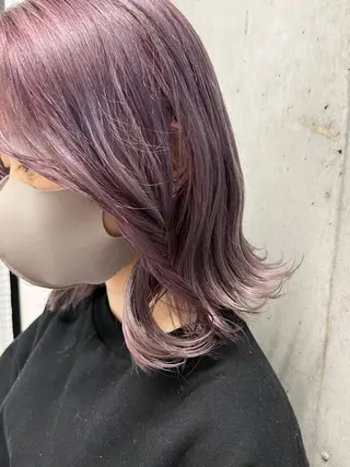 ミディアム りおな/エクステ /ミルクティーカラーのヘアスタイル