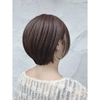 ショート 【透明感カラー✖️ 髪質改善】カナ🌸のヘアスタイル