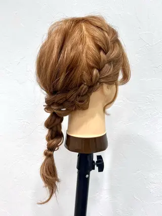 ロング ヘアアレンジ Rayreee 原宿・表参道所属・Miu‎🤍Hair ‎Arrange🎀のヘアスタイル