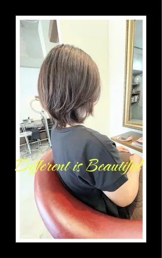 ミディアム パーマ オーナースタイリスト 佐藤のヘアスタイル