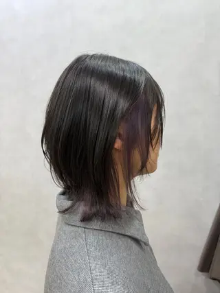 ミディアム カラー 透明感カラー/パーマ 🌀アオノのヘアスタイル