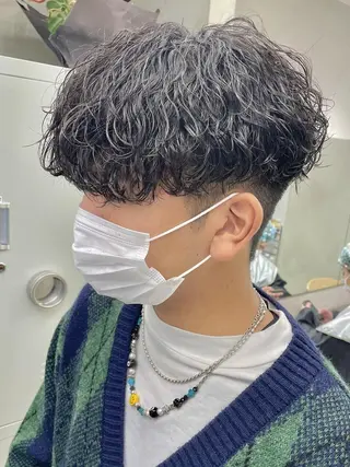 ショート パーマ メンズ fifth  SAKAE所属・SENTA✨メンズ パーマ✨fifth栄のヘアスタイル