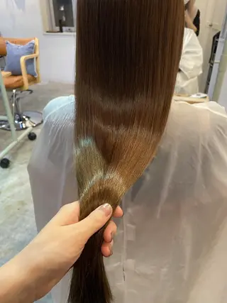 ロング カラー newi hauoli札幌駅前のヘアスタイル