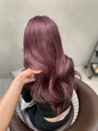 セミロング MOE 福岡韓国ヘア✧︎のヘアスタイル