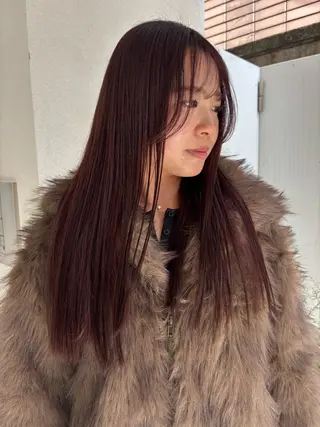 セミロング カラー レイヤーボブ🎵 ハイトーン/りりのヘアスタイル