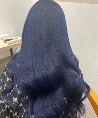 セミロング カラー GiseL アンリのヘアスタイル