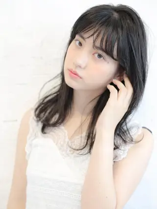 セミロング カラー 高橋友里亜 /フリーランスのヘアスタイル