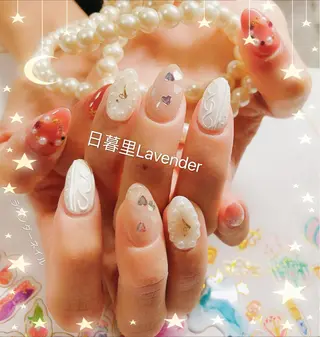 ネイル ラベンダー💖日暮里 ルル💖ネイルのネイルデザイン