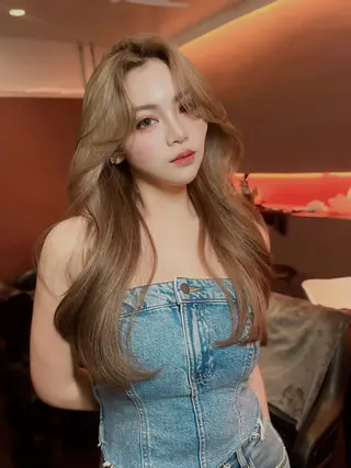 ロング 海野翔吾🇨🇳 ワンホンレイヤーのヘアスタイル