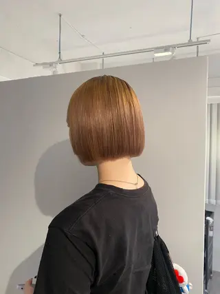 ショート ショート/ボブ/顔周 りレイヤー/RINAのヘアスタイル