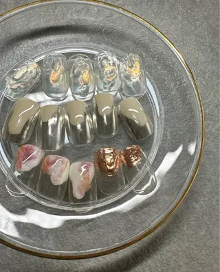 ネイル kiii.__ ✴︎*のネイルデザイン