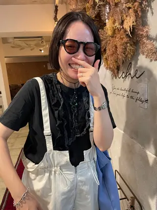 ショート カラー さの あやねのヘアスタイル