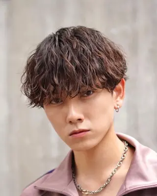 ショート パーマ メンズ 松下 友希 【fifth】のヘアスタイル