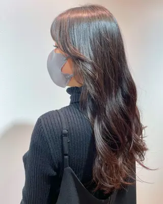 ロング 韓国/顔周りカット /キム チョウヒのヘアスタイル