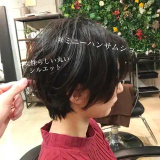 ショート 美髪❣️縮毛矯正/ 髪質改善✨/山本のヘアスタイル