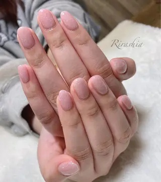 ネイル うる艶/透明感 Rirashaのネイルデザイン