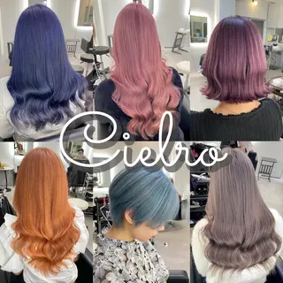 セミロング カラー 大阪ケアブリーチ/ ミルクティーベージュのヘアスタイル