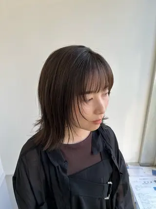 ミディアム 瀬戸 昭秀のヘアスタイル