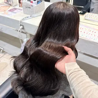 ロング カラー 髪質改善/縮毛矯正 /アレンジ🌙あまにのヘアスタイル