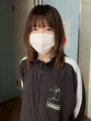 ミディアム ウルフ/レイヤー/ 渋谷🔮Yudaiのヘアスタイル