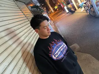 ミディアム メンズ 中越 仁一郎のヘアスタイル