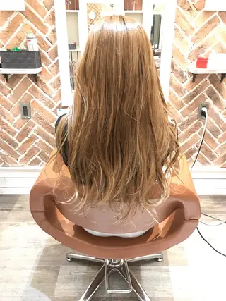 ロング カラー パーマ 神野 雅樹のヘアスタイル