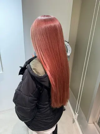 ロング カラー 店長　MANAMI ／ブリーチ／骨格ボブのヘアスタイル