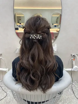 ロング カラー ヘアアレンジ なな💎韓国系/ 渋谷💎のヘアスタイル