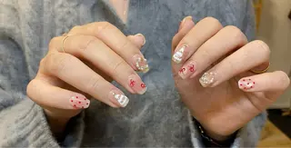 ミディアム 一其 サロンのネイルデザイン