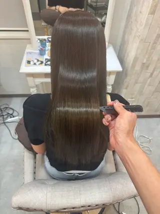 ロング カラー 三瓶 龍皇のヘアスタイル