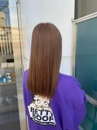 セミロング カラー レイヤーカット/髪質 改善/矯正🤍吉田のヘアスタイル