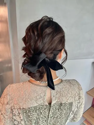 ヘアアレンジ charm《銀座》 ヘアセット/縮毛矯正のヘアスタイル
