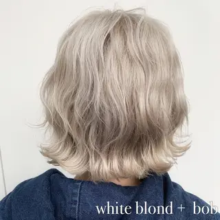 ショート カラー 🌈艶ハイトーン🌈 心を込めます🤝涼介のヘアスタイル