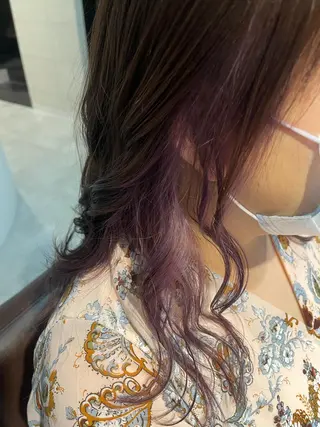 セミロング カラー LICO HAIR×RELAXATION所属・m i k u n aのヘアスタイル