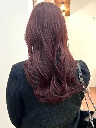 セミロング カラー 矢場町/栄/上前津/ 佐藤祐希のヘアスタイル