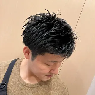 メンズ HIRO GINZA  銀座一丁目店所属・三浦 凪砂のヘアスタイル