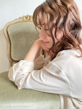 ミディアム gram岡崎南 KYOKOのヘアスタイル