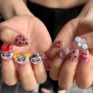 ミディアム 小川 柚香のネイルデザイン