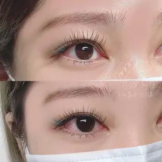 カラー マツエク・マツパ パーフェクトウィンク ちぢいわみのりのマツエク・マツパデザイン