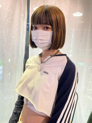 ショート カラー 韓国ヘア🦋 MIYUのヘアスタイル