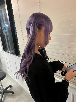 カラー 山浦 那奈のヘアスタイル