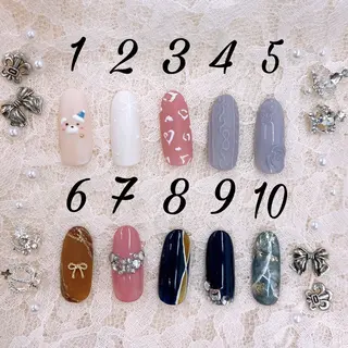 ネイル セプトアカデミー 岩崎のネイルデザイン