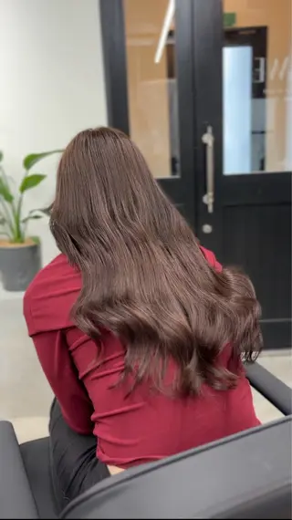 ロング カラー シールエクステ/ 美髪カラー/茉央のヘアスタイル