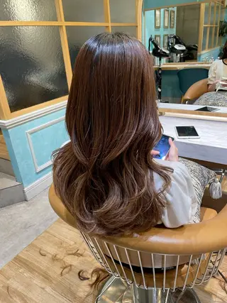 セミロング 山本翔一郎 韓国顔周りレイヤーのヘアスタイル