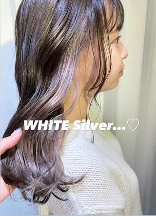 セミロング カラー ヘアアレンジ ハイトーンピンク🍑 ブリーチ🍑RINAのヘアスタイル