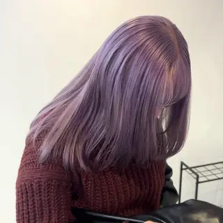 セミロング カラー Ren. 🦋デザインカラーのヘアスタイル